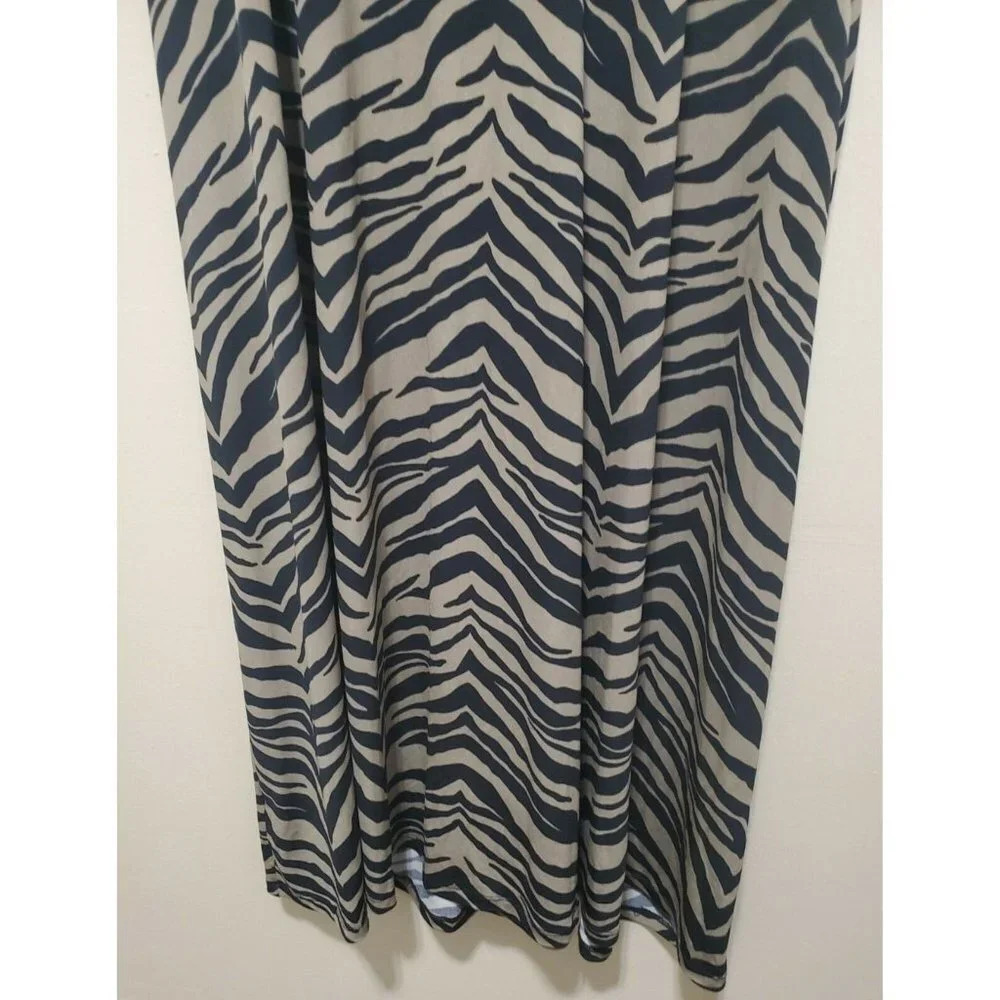 IMAN Global Chic Black Tan Animal Print Sleeveless - Picture 7 of 8